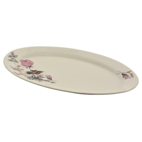 Półmisek ceramiczny Sucha Róża 30cm owalny